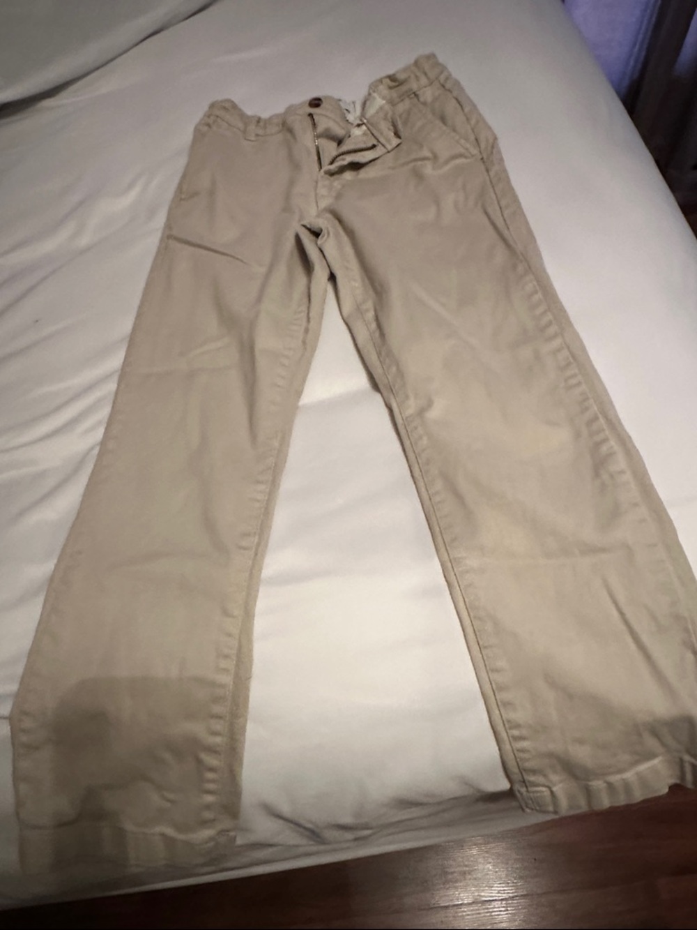 Boys Casual Khaki Pants - Beige Chino Trousers